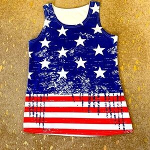 American Flag USA Tank Top